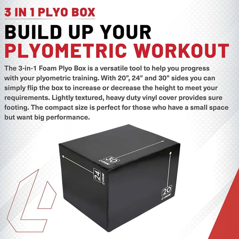 3 in 1 High Density Foam Plyo Box