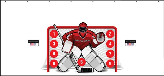 Youth Model Large Hockey Shooting Tarp for shooting practice