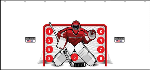 Youth Model Large Hockey Shooting Tarp for shooting practice