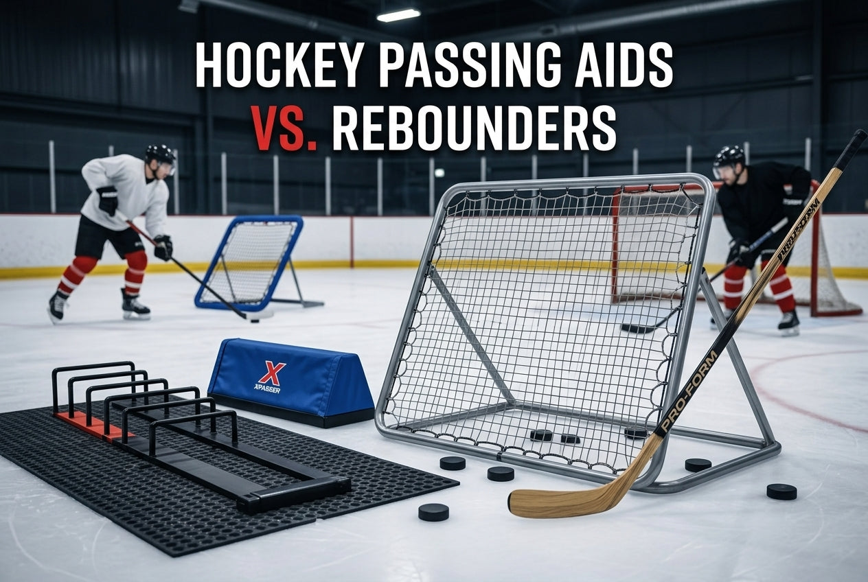 Hockey Passing Aids vs. Rebounders: Which One Is Better for Skill Development?