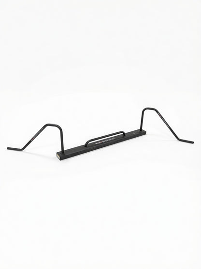 Perspective view of Total Skill System 60 Inch Off-Ice passing trainer with dual rebounders