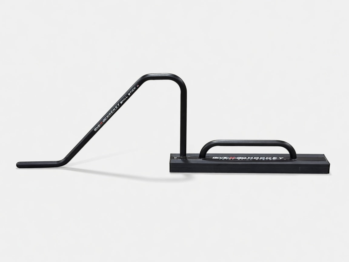 Give-N-Go Hockey Total Skill System 30 Inch Off-Ice Model with skill stick and passing aid