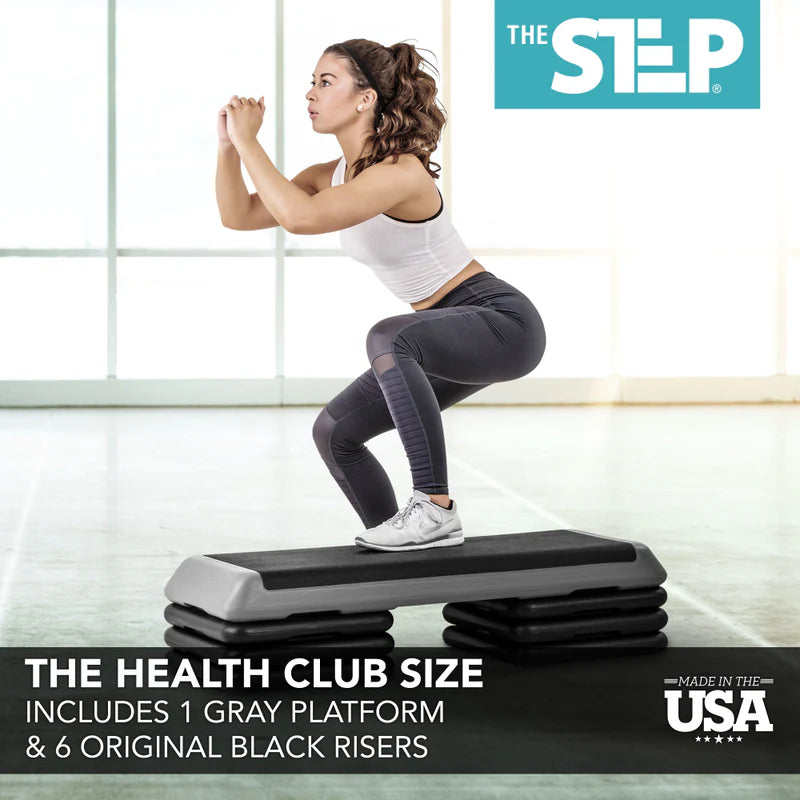 The Step Health Club Size Platform with (6) Original Risers