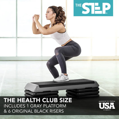 The Step Health Club Size Platform with (6) Original Risers