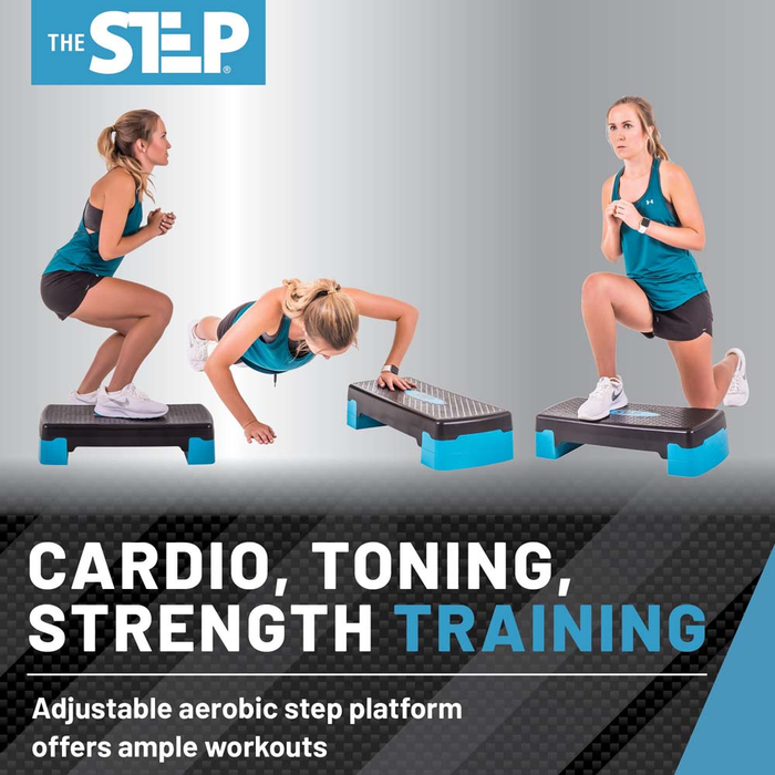 The Step - Adjustable 26" Circuit Step Platform for Cardio & Strength Training