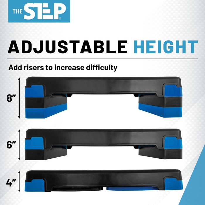 The Step - Adjustable 31" Circuit Step Platform for Cardio & Strength Training