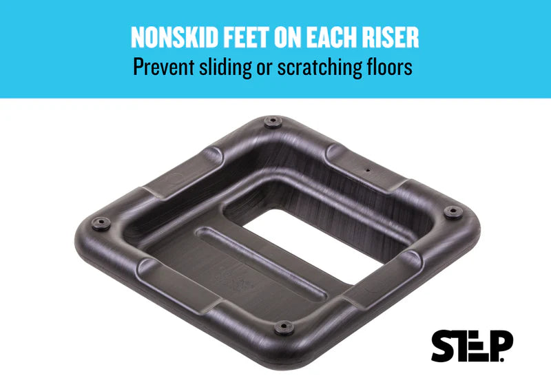 Step Risers Buses The Step Freestyle Risers Health Club Size