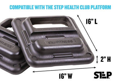 The Step Freestyle Risers Health Club Size