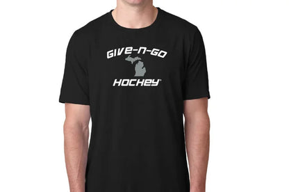 Mens Give-N-Go Hockey Michigan T-shirt